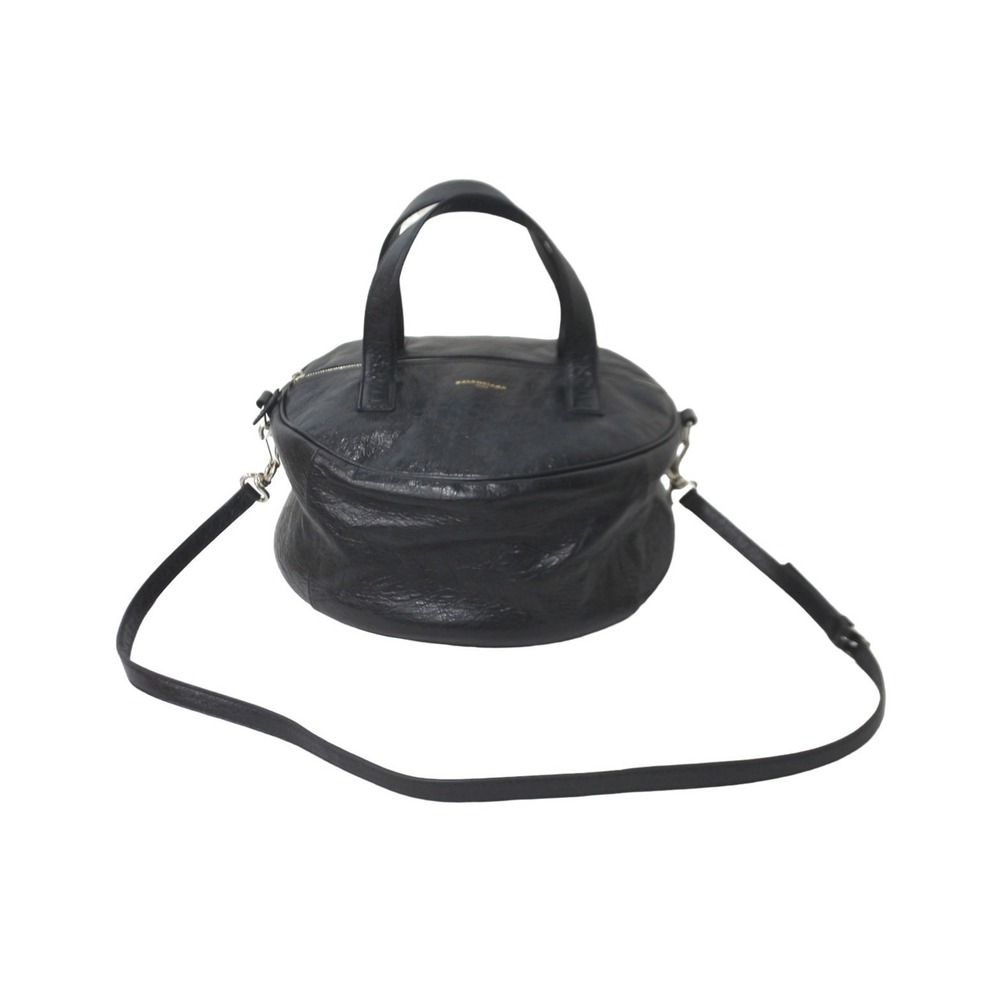Balenciaga Shoulder Hobo Leather Black Bag Air - Picture 2 of 9